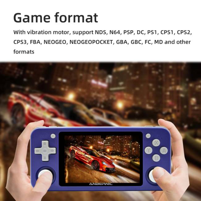 RG351P Console per Videogiochi Portatile che Supporta Giochi per PSP, PS1,  DC, NDS e N64