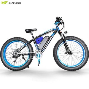 bici elettrica economica in colore blu