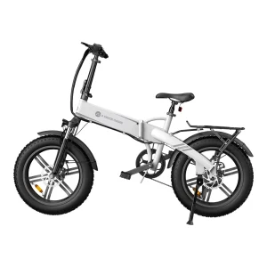 bici elettrica pieghevole economica senza acceleratore in colore bianco