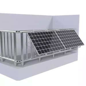sistema di balcone solare che si installa facilmente con staffe