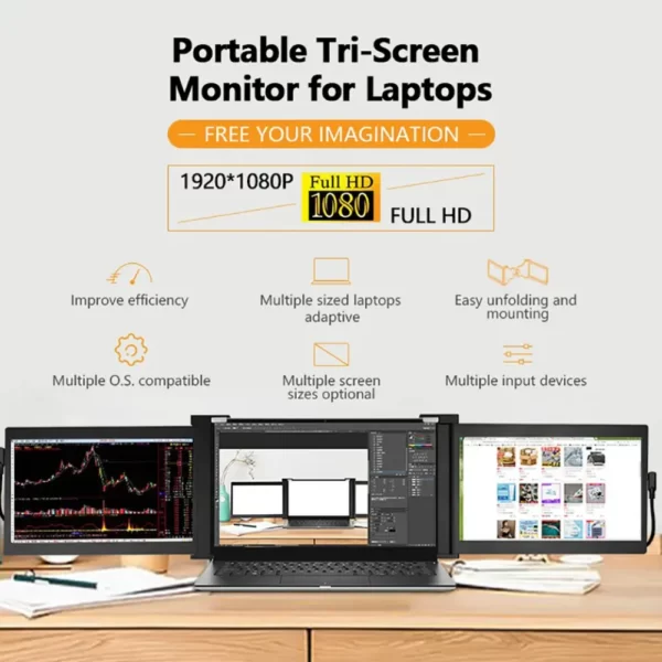monitor portatile per laptop per varie dimensioni dello schermo