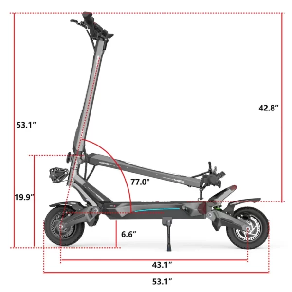 scooter elettrico dal design ergonomico e compatto
