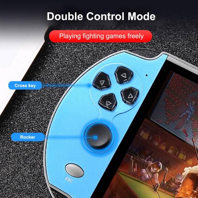 Console Di Gioco Portatile G9 – Schermo Da 3 Pollici, 666 Giochi Classici Integrati, Batteria 1200 MAh, Ricaricabile Via USB – Regalo Per Bambini E Nostalgici (Blu)