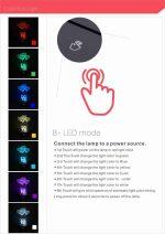 Cuori e Palloncini - Lampada olografica con illuminazione ottica 3D - immagine 17