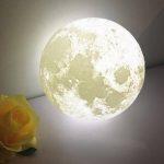 Luna 3D con Luce Notturna e Controllo Tattile - immagine 5