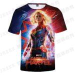 T-shirt Casual Stampata in 3D (Supereroi) - immagine 9