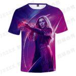 T-shirt Casual Stampata in 3D (Supereroi) - immagine 13