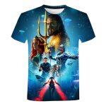 T-shirt Casual Stampata in 3D (Supereroi) - immagine 4