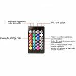 Smuxi E27 (3W) RGB Lampada Intelligente con Telecomando a 24 Tasti - immagine 4