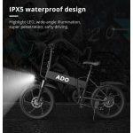 ADO A20+ Bicicletta Elettrica Pieghevole senza Acceleratore - immagine 14