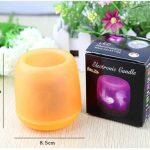 Candela Elettronica a LED Colorata con Sensore Sonoro