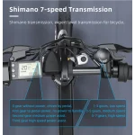 ADO A16 XE Bicicletta Elettrica Pieghevole senza Acceleratore - immagine 10
