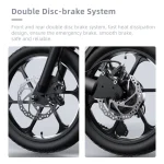 ADO A16 XE Bicicletta Elettrica Pieghevole senza Acceleratore - immagine 9