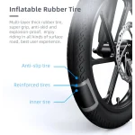 ADO A16 XE Bicicletta Elettrica Pieghevole senza Acceleratore - immagine 8