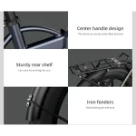 ADO A20 XE Bicicletta Elettrica Pieghevole senza Acceleratore - immagine 14