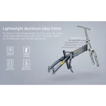 ADO A20F XE Bicicletta Elettrica Pieghevole senza Acceleratore - immagine 12