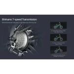 ADO A20F XE Bicicletta Elettrica Pieghevole senza Acceleratore - immagine 11