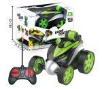 remote control stunt car green