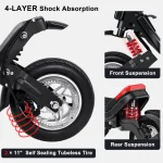 G63 Monopattino Elettrico Fuoristrada con Motore da 1.200 Watt - immagine 9