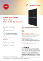 Canadian Solar Pannello Solare 455 Watt Cornice Nera N-Type - immagine 2