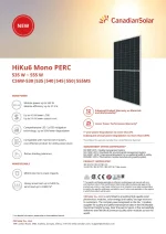 Canadian Solar Pannello Solare 550 Watt Cornice Nera HiKu6 Mono - immagine 2