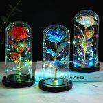 Fiore - Luce Notturna a LED Colorata Lampeggiante