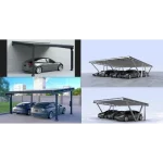 Sistema di Posto Auto Coperto Solare Personalizzabile - immagine 3