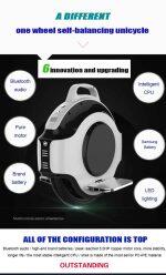 Daibot Unicycle Scooter Elettrico con Luce LED Bluetooth - immagine 6