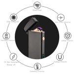 Accendino al Plasma a Doppio Arco Caricato Tramite Cavo USB - immagine 7