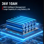 DYU D16 Bici Elettrica Pieghevole Intelligente - immagine 6