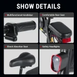 DYU D16 Bici Elettrica Pieghevole Intelligente - immagine 9