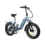 DYU FF500 Bicicletta Elettrica Pieghevole con Pneumatici Larghi - immagine 4