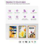 Segnaletica Digitale per Arte con Cornice di Legno - immagine 3