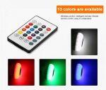 Meel 12W RGB Dimmable Lampada Musicale Intelligente con Telecomando - immagine 6