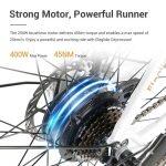 Eleglide CityCrosser Bicicletta Elettrica da Città con Pneumatici Fat 27,5 Pollici - immagine 12