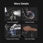 Eleglide T1 STEP-THRU Bicicletta Εlettrica con Sistema di Trasmissione a 7 Velocità - immagine 11