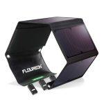 Floureon Pannello Solare Pieghevole con 3 Porte USB