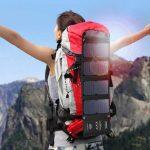 Floureon Pannello Solare Pieghevole con 3 Porte USB - immagine 2