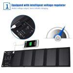 Pannello Solare Pieghevole con Regolatore di Tensione Intelligente - immagine 2