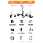 G63 Scooter da Neve Elettrico Convertibile con Motore da 1.500 Watt - immagine 2