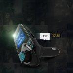 Gakaki Trasmettitore e Ricevitore per Auto a mano Libera con Doppio Caricatore USB e Lettore MP3 - immagine 6