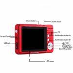 Gizcam Fotocamera Digitale 2.7 pollici HD 720P 18 MPixel - immagine 3