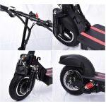 Hi-Flying L002 Scooter Elettrico Pieghevole con 2 Motori 600 W (1.200 W) - immagine 2