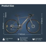 HIMO C30S MAX Bicicletta Elettrica da Corsa su Strada - immagine 9