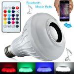 Meel 12W RGB Dimmable Lampada Musicale Intelligente con Telecomando