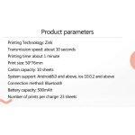 HUAWEI Mini Stampante Bluetooth Colorato Portatile per Smartphone - immagine 9