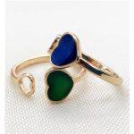 Anello - Cuore del Cambiamento di Colore in base Alla Temperatura