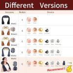 JinKaiRui U Shape Shiatsu elettrico riscaldato a infrarossi (con confezione regalo) - immagine 8