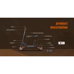 KUKIRIN G2 Max Scooter Elettrico Pieghevole con Motore 1,000 W - immagine 6