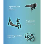 KuKirin C1 Monopattino Elettrico Pieghevole con Pneumatici Grassi - immagine 10